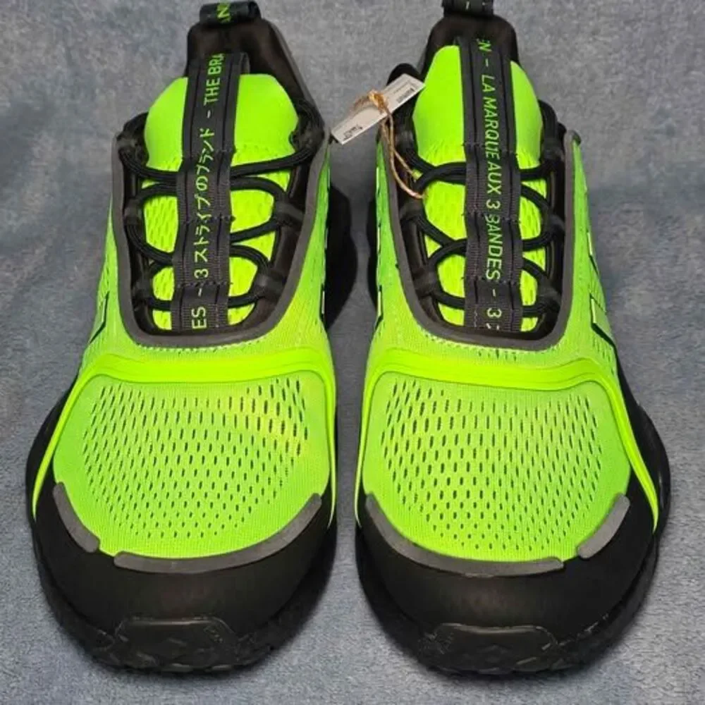 Adidas NMD_V3 Sneakers Men's US 10 or Womens 11 Black Lime Green